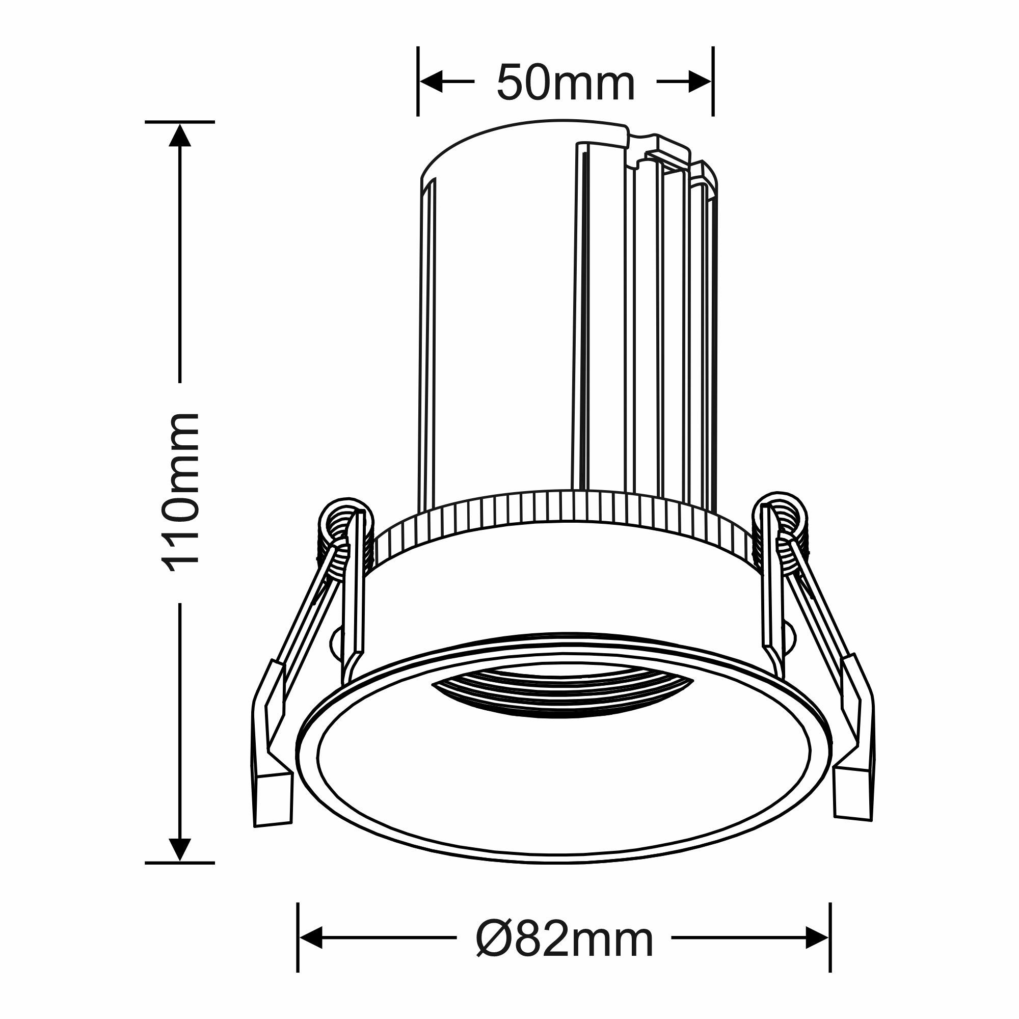 Benz 12 Recessed Ceiling Luminaires Dlux Round Recess Ceiling